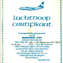 Luchtdoop 5de en 6de jaar meester Patrick, Lichtervelde, 12 juni 1986