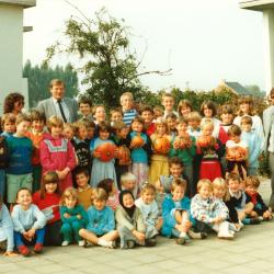 Pompoenenoogst, Lichtervelde, september 1986