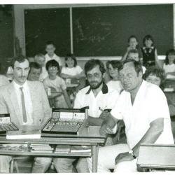 Computer in klas 6de leerjaar, Lichtervelde, 6 juni 1986