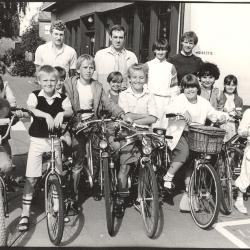Met de fiets op school, Lichtervelde, 1982-1983(?)