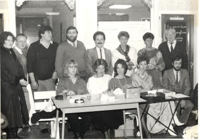 Kaarting op school, Lichtervelde, 30 november 1985