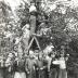 Ophangen spekreepjes voor vogels, Lichtervelde, oktober 1985