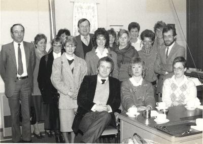 Info-avond rond studiebegeleiding, Lichtervelde, 26 maart  1986