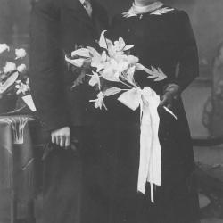 Huwelijksfoto  Julien Rommel en Ludwina Vierstraete
