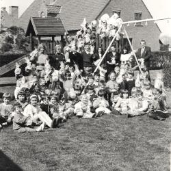 Paashaas bezocht Basisschool "De Valke", Lichtervelde , 6 april 1990