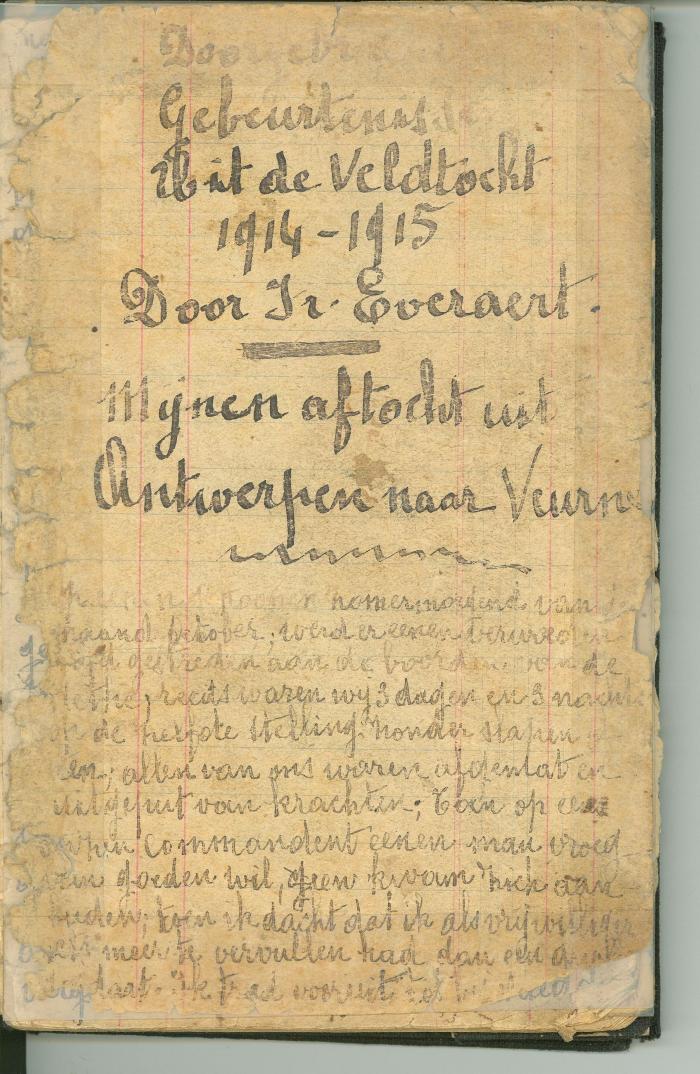 Gebeurtenissen Veldtocht 1914-1915