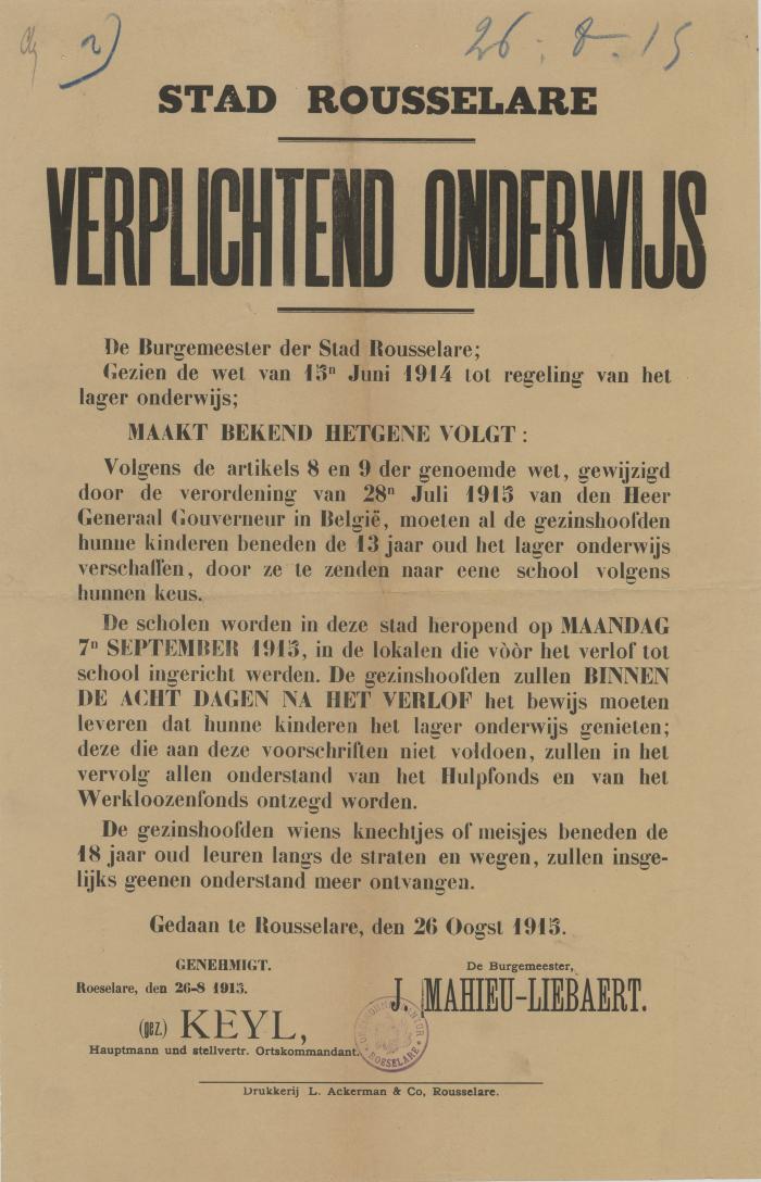 Verplicht onderwijs