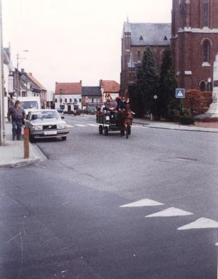 Aankomst van Sint en Piet, Lichtervelde, december 1992