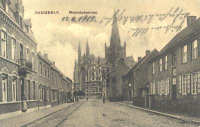 Dadizele, Moorsledestraat, 14 febr. 1915