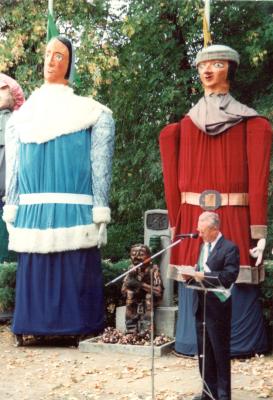 Reuzen avondmarkt Dadizele, 1990