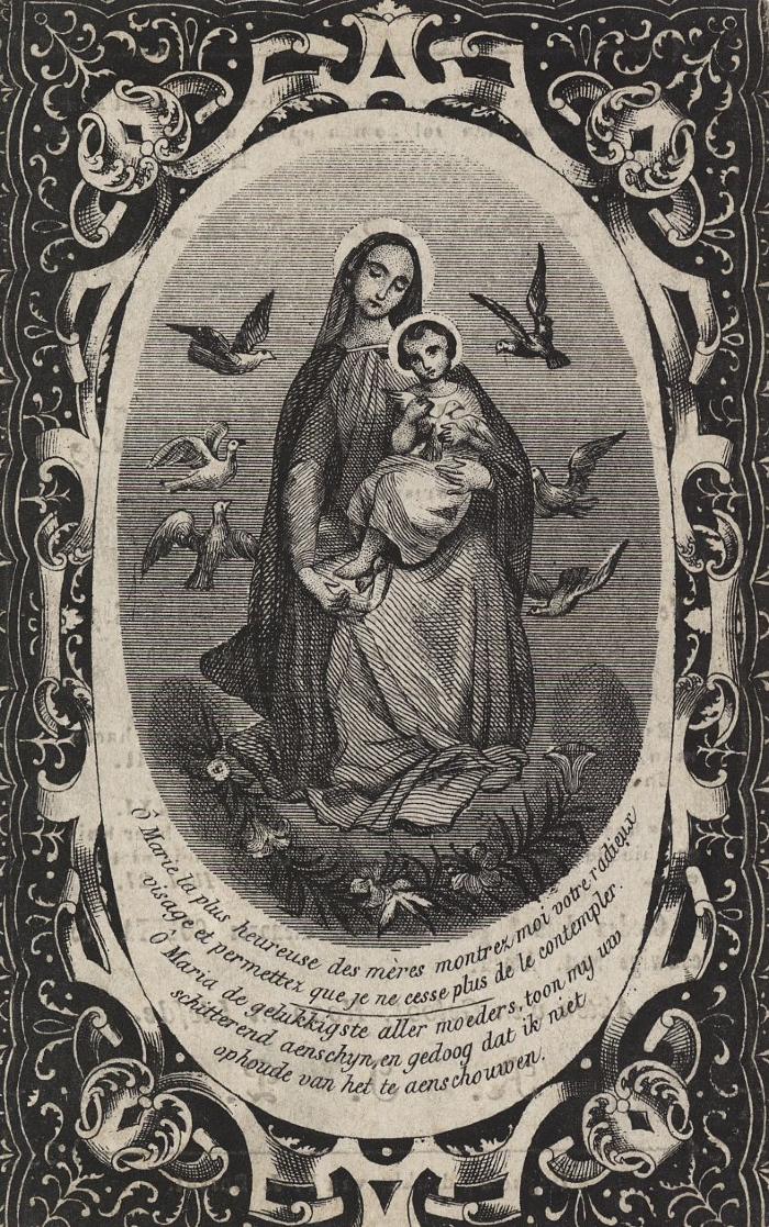 Bidprentjes, Ingelmunster, 1855