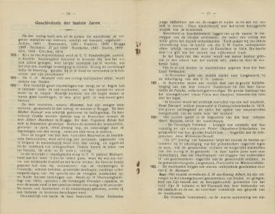Geschiedkundige schets voor het vijftigjarig bestaan van de muziekmaatschappij De Vereenigde Vrienden (deel 2), Staden, 1926
