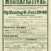 Muziekfestival, Staden, 6 juni 1948