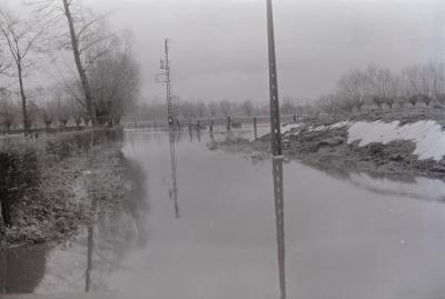 Overstroming in Moorslede, november 1974