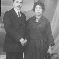Huwelijksfoto Remi Rosselle en Pia Dejonckheere