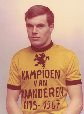 Winnaar kampioenschap van Vlaanderen Albert Vande Moortel uit Beveren, 1967, Gits