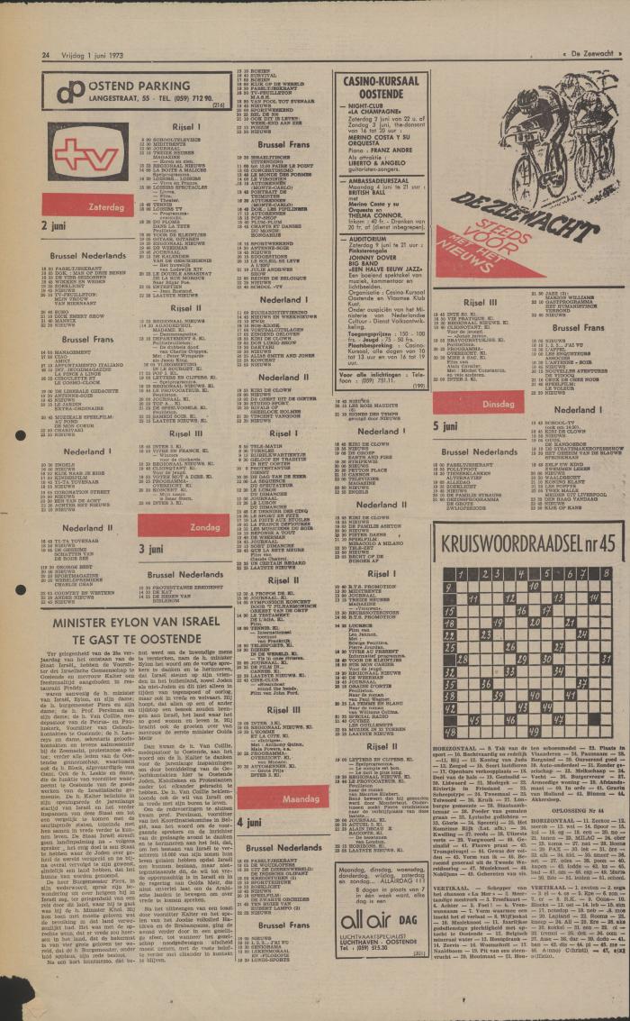 De Zeewacht, 1 juni 1973