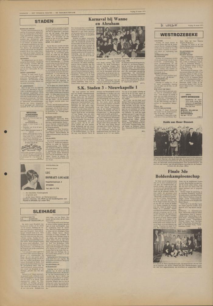 De Weekbode, 16 maart 1973