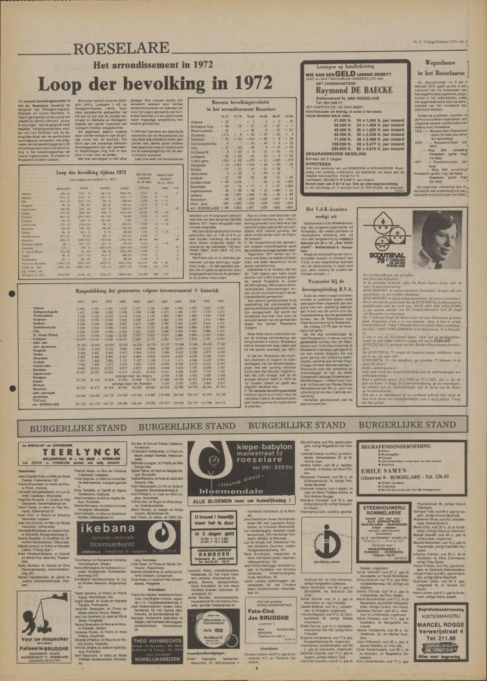 De Weekbode, 9 februari 1973