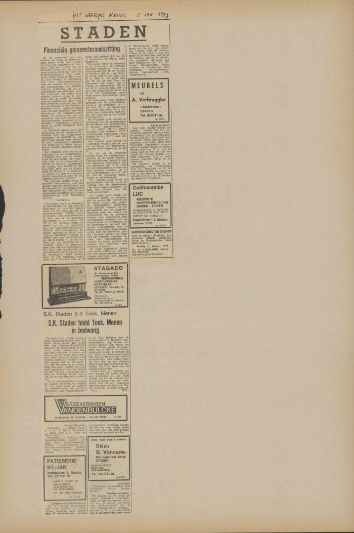 Het Wekelijks Nieuws, 5 januari 1973