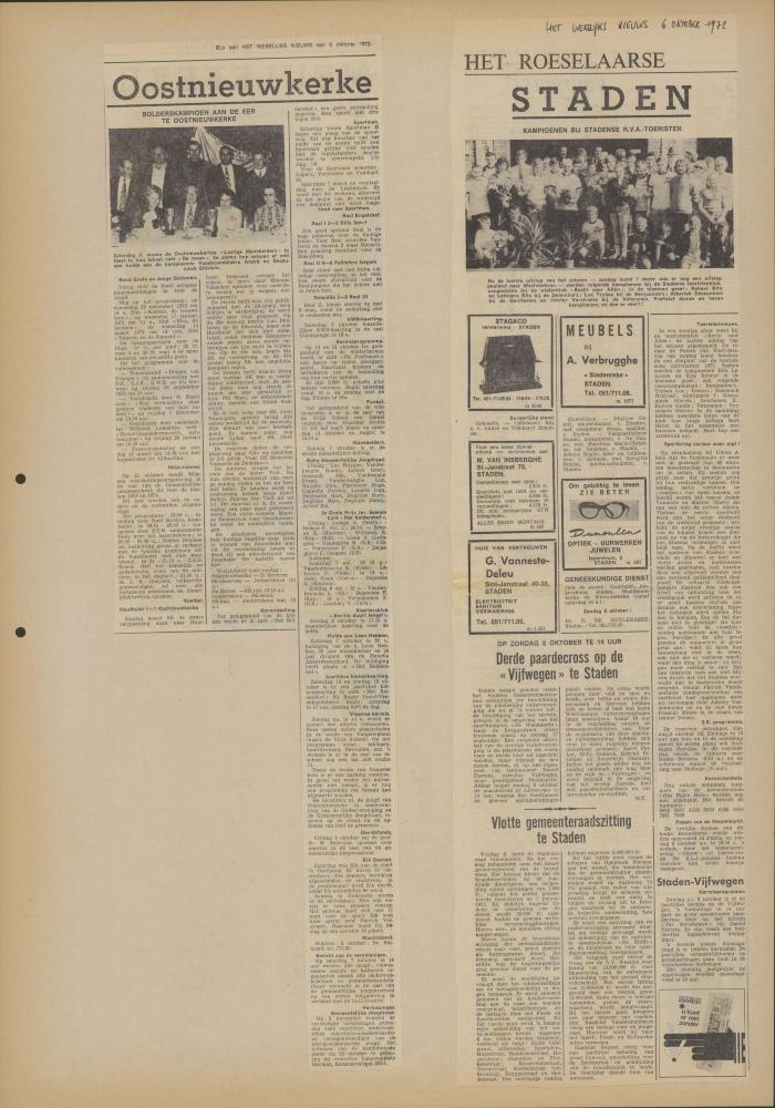 Het Wekelijks Nieuws, 6 oktober 1972