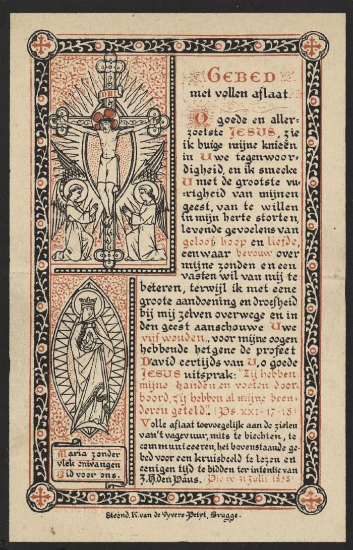 Bidprentjes, Ingelmunster, 1890 ( deel 1 )