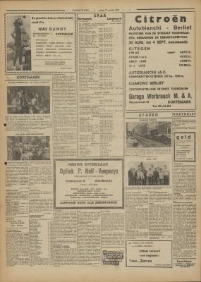Torhoutse Bode, 29 augustus 1969