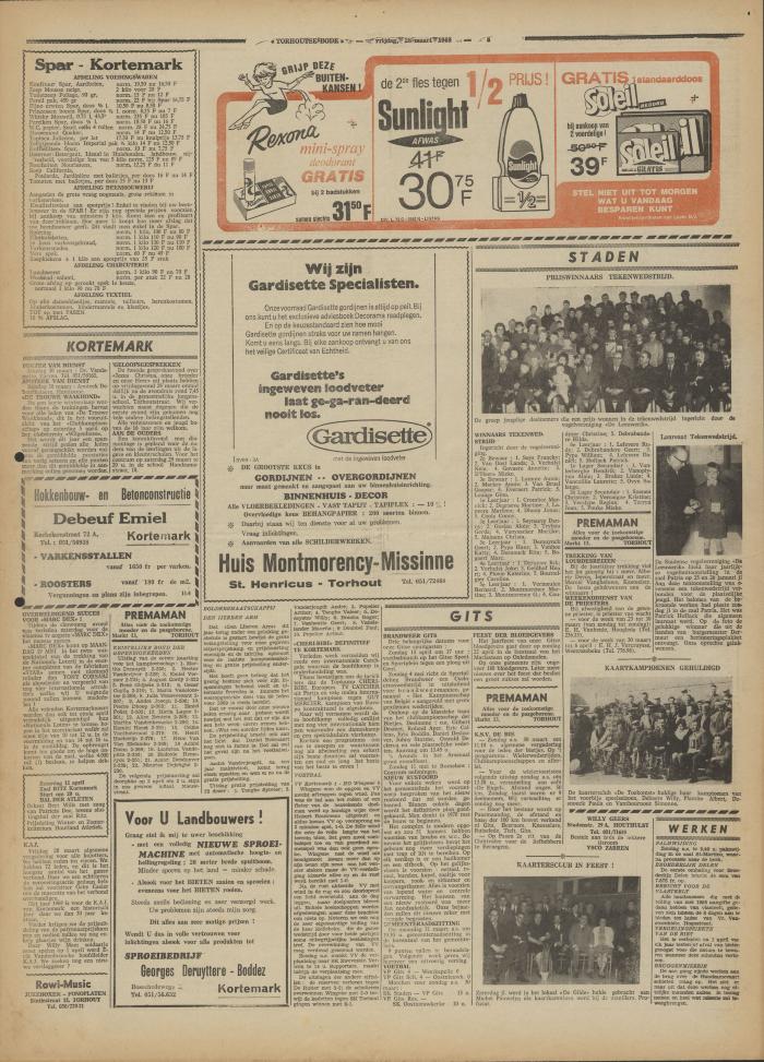 Torhoutse Bode, 28 maart 1969