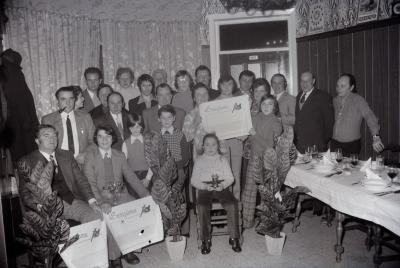 Viering kampioenen duivensport, Moorslede december 1973
