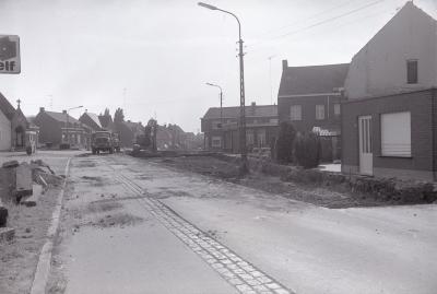 Wegenwerken, Westrozebeke september 1973