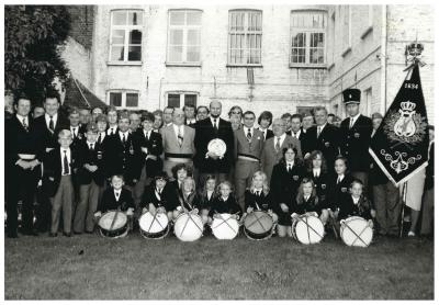 Viering 140 jaar bestaan van de  'Koninklijke Philharmonie', Ingelmunster, 1974