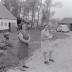 Kinderen op boerderij van M. Geldof, Staden juli 1972