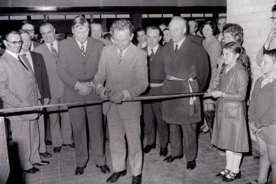 Opening zwembad, Moorslede juni 1972