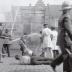 Oefening van brandweer, civiele bescherming en Rode Kruis, Moorslede mei 1975
