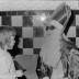 Sinterklaas op bezoek bij familie Vanryckeghem, Moorslede december 1971