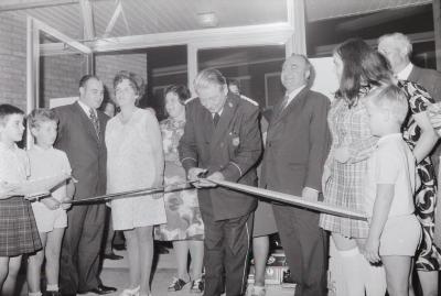 Opening winkel Stagaco, Staden 6 augustus 1971
