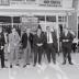 Volleybalteams op terrein Levet Scone, Moorslede september 1971