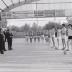 Volleybalteams op terrein Levet Scone, Moorslede september 1971