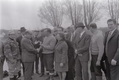 Ingebruikname visvijver, Staden mei 1971