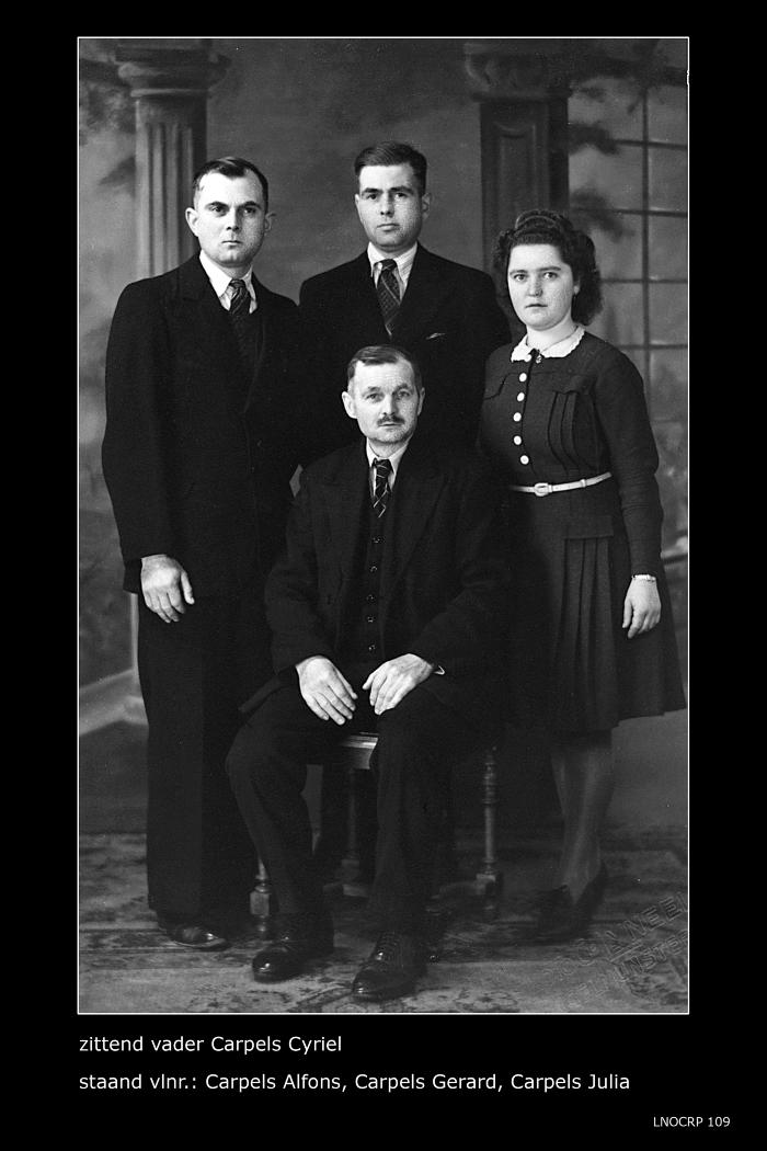 Familiefoto Carpels, Ingelmunster