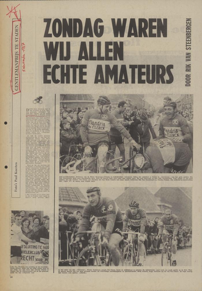 Krantenartikels, 5 november 1967