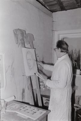 Kunstschilder F. Vandendriessche, Moorslede 1971