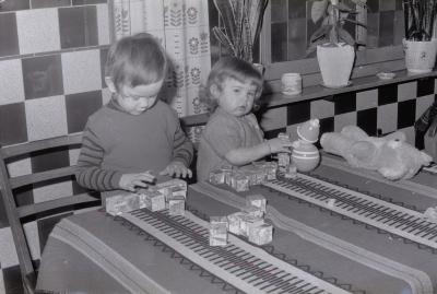 Kinderen Vanryckeghem en Ann Beeckaert, Moorslede januari 1971