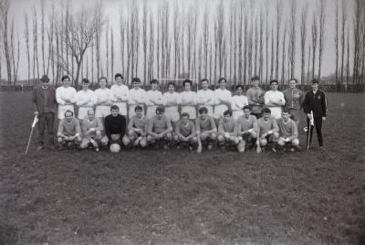 Groepsfoto voetbalspelers, 1970 