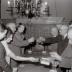 Paul Bostyn wordt gevierd als duivenkampioen, Moorslede 1970
