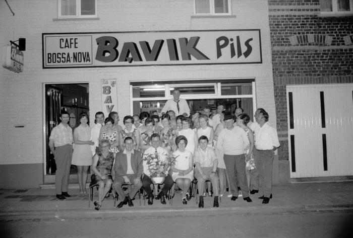 Huldiging biljartkampioen Bossa Nova, Moorslede 1970