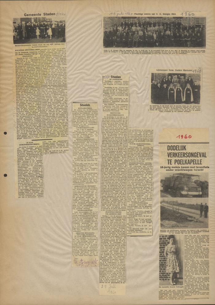 Krantenartikel, 8 juli 1960
Krantenartikel, 5 augustus 1960
Krantenartikel, 29 juli 1960
Krantenartikel, 18 juli 1960
Krantenartikel, 1960
Krantenartikel, 1960