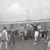 Volleybal Doskom speelt wedstrijd, Moorslede 1969