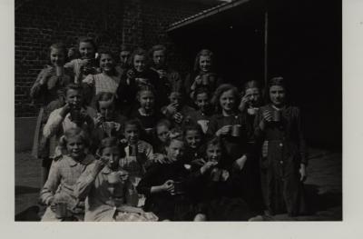 Winterhulp soep in school, 1943, Roeselare
