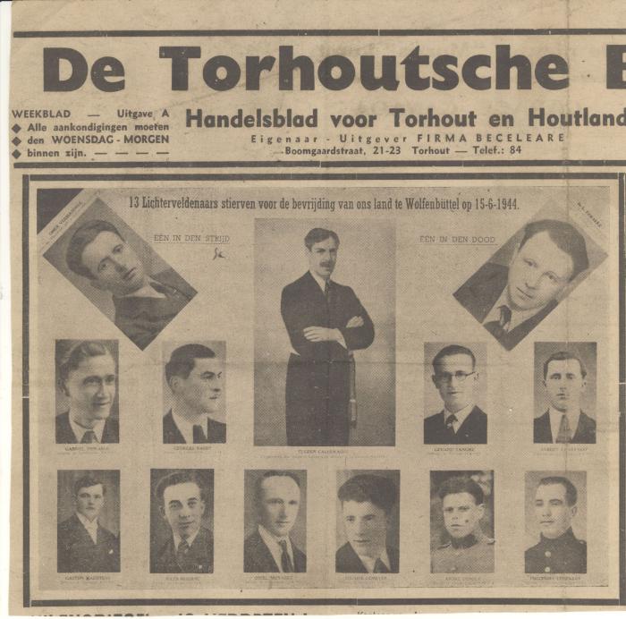 Gesneuvelde Lichterveldenaars WOII